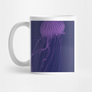 Purple Glowing Jelly Fish Mug